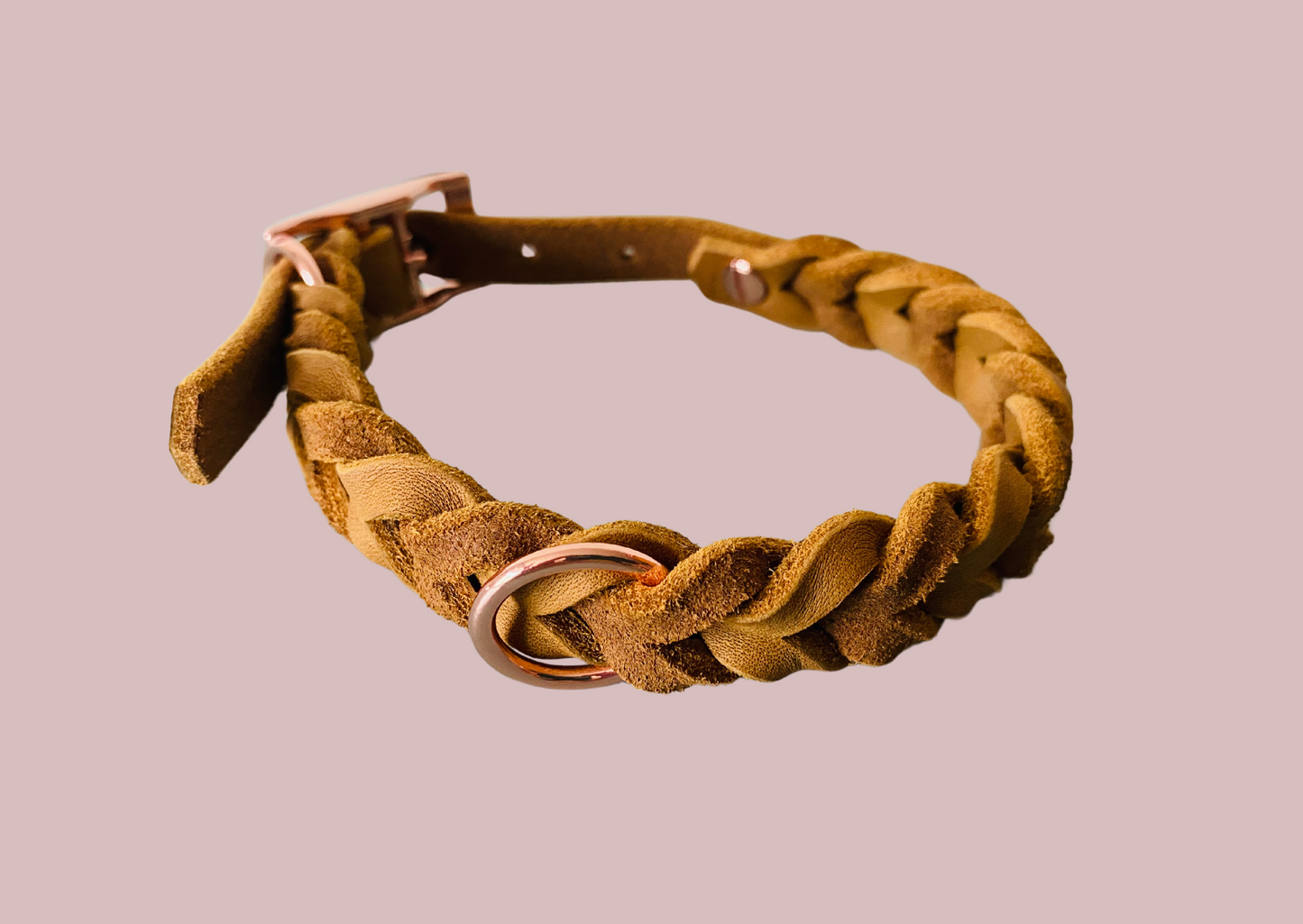 Halsband Cognac I Rosé