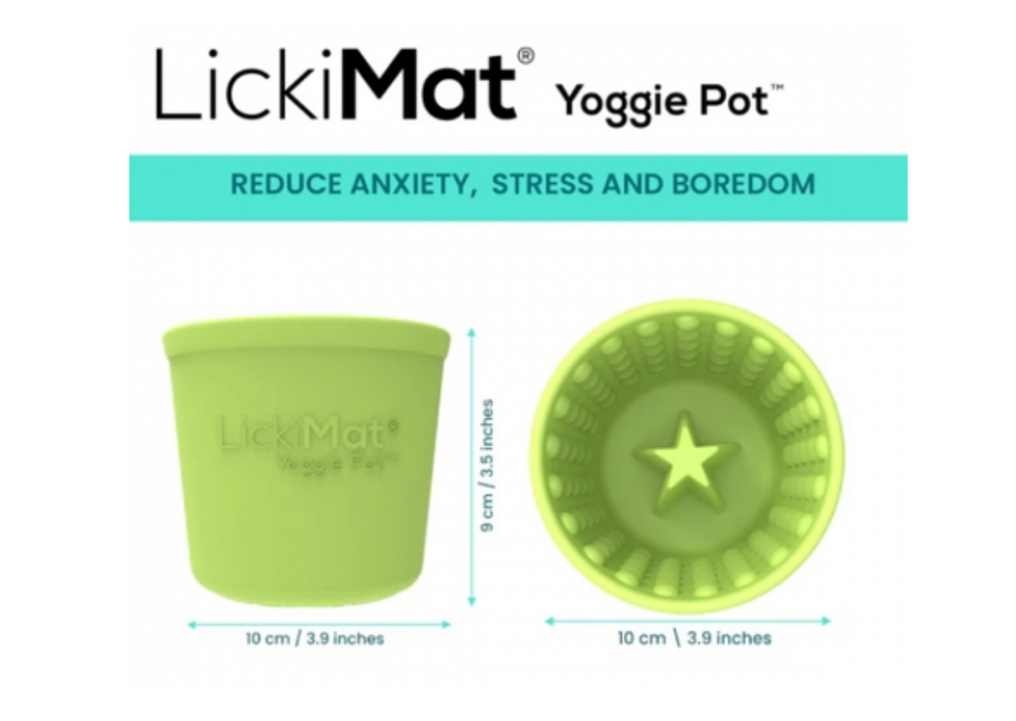 LickiMat Yoggie Pot türkis