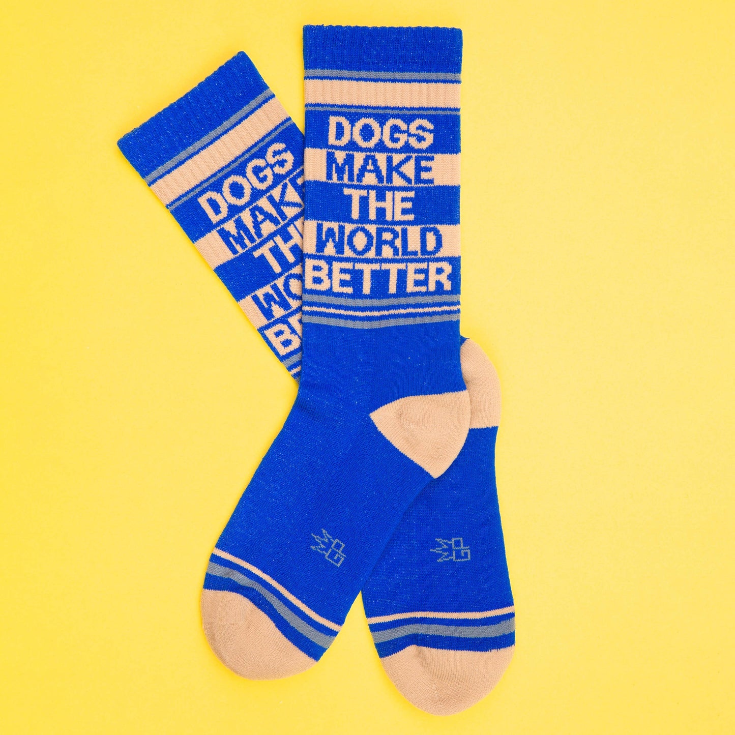 Crew Socken "Dogs make the world better"