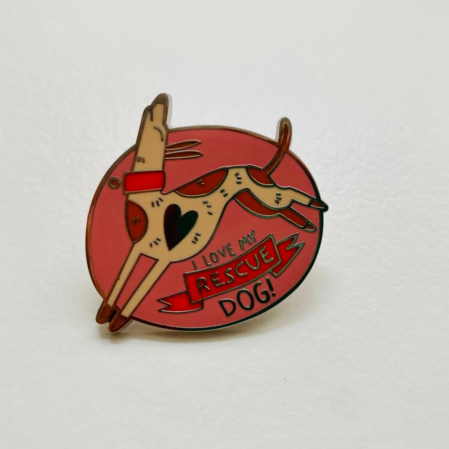 Pin Rescue Dog