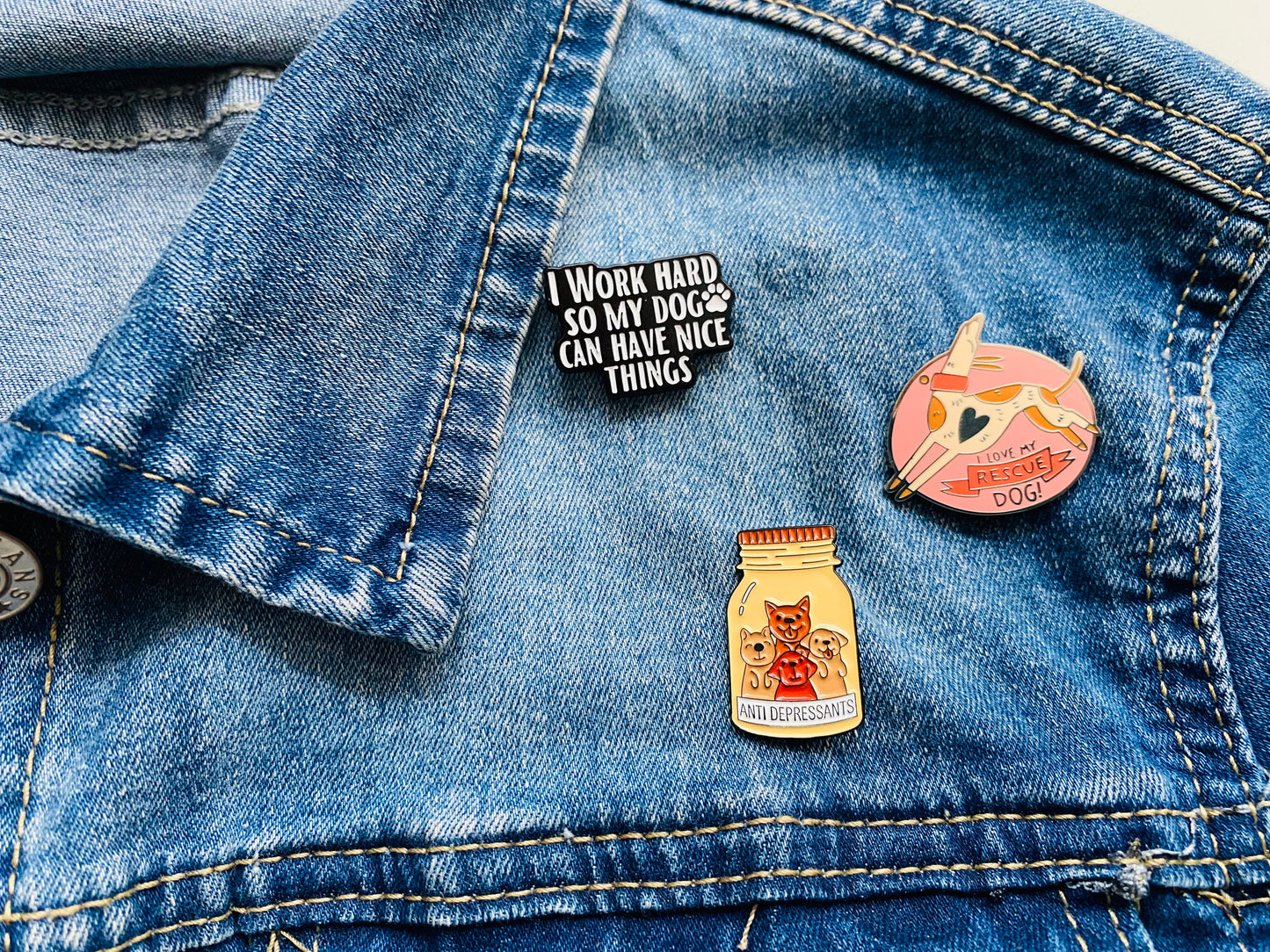 Pin Rescue Dog
