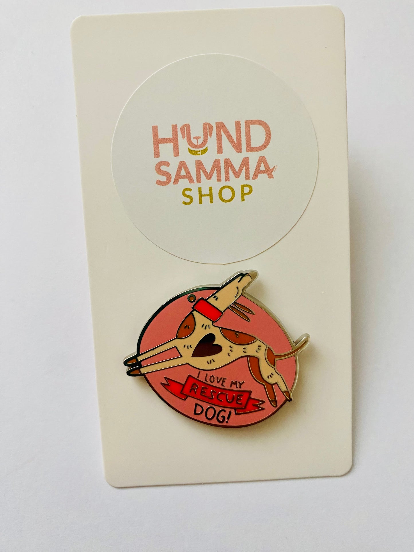 Pin Rescue Dog