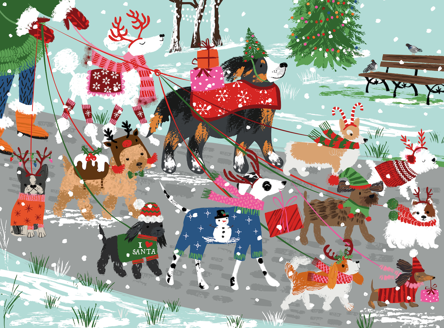 Puzzle Happy Howlidays