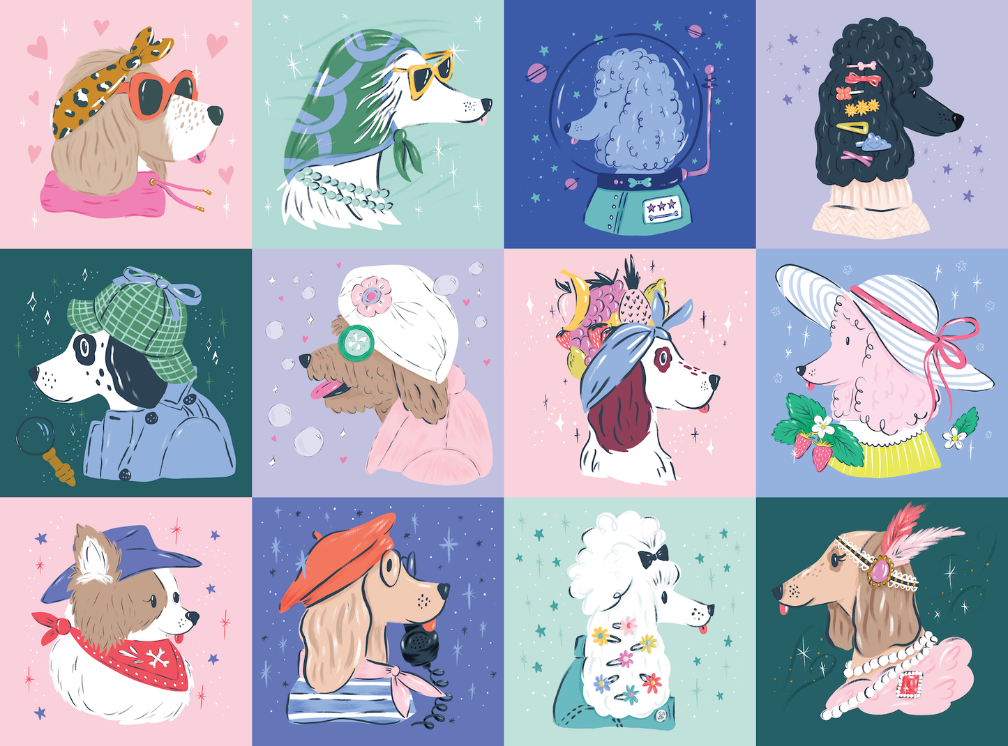 Puzzle Hundedamen