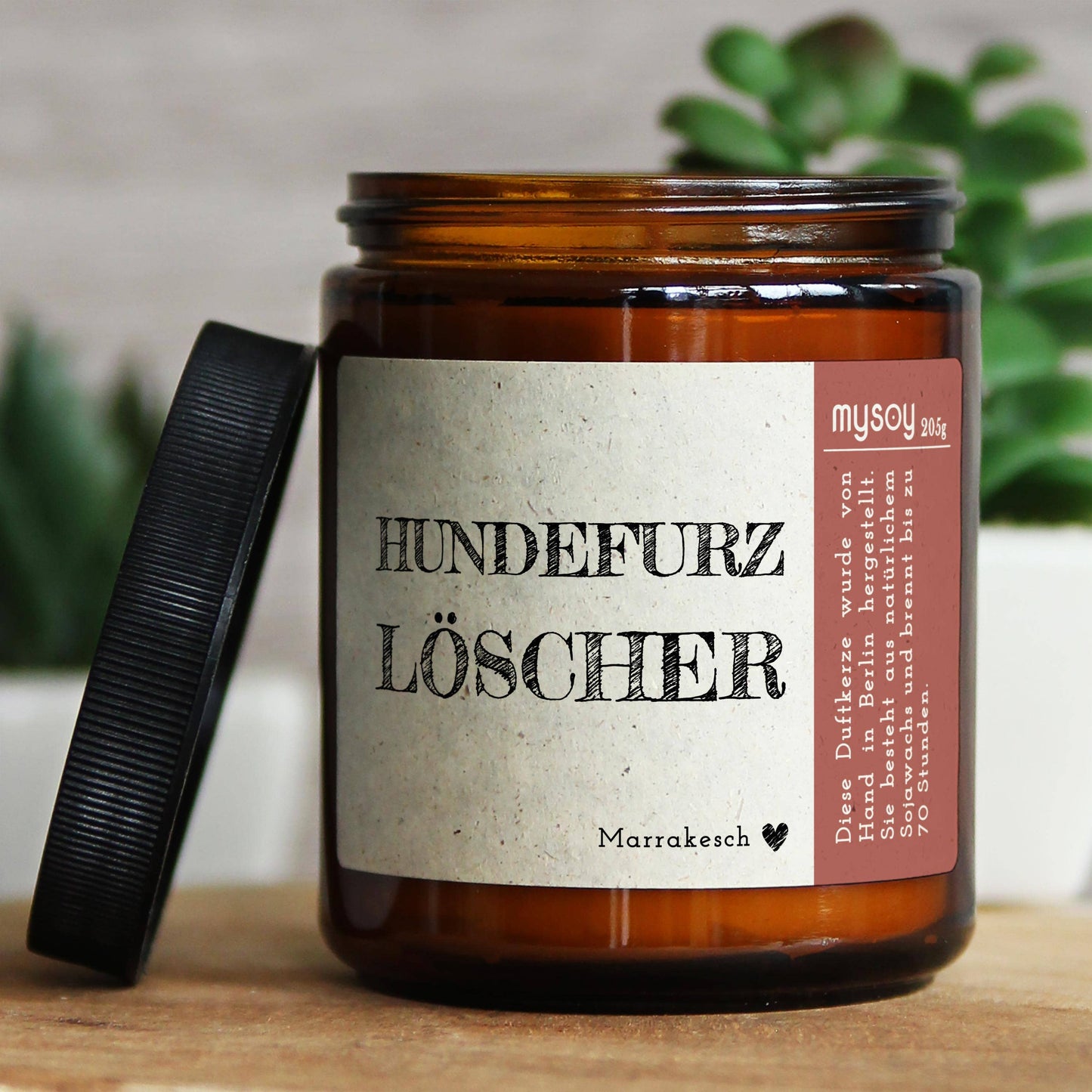 Duftkerze 'Hundefurzlöscher'