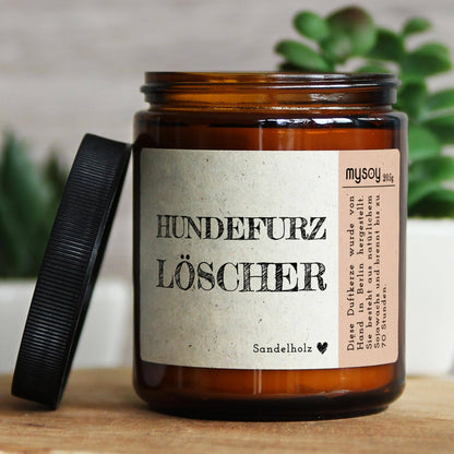 Duftkerze 'Hundefurzlöscher'