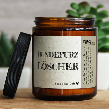 Duftkerze 'Hundefurzlöscher'