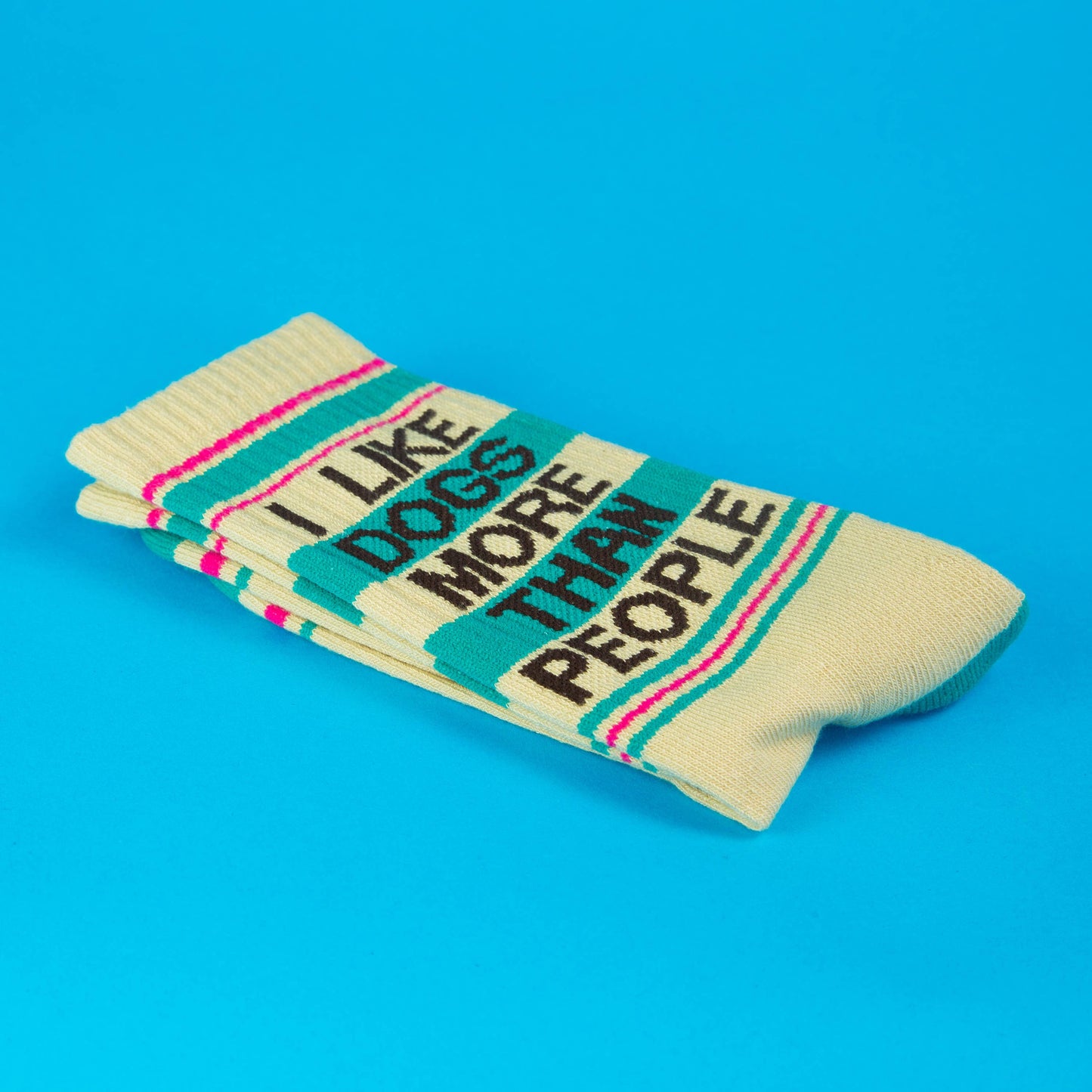 Crew Socken I like dogs more than people